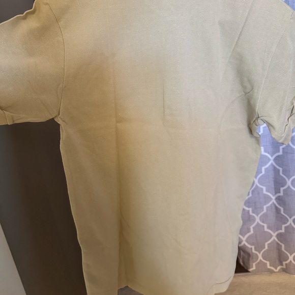 Brand New Men's Beige Polo Shirt. Ptp:21 - Picture 5 of 8